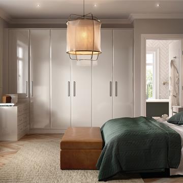 Bella High Gloss Cashmere Lincoln Bedroom