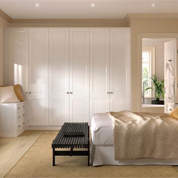 Bella High Gloss White Richmond Bedroom
