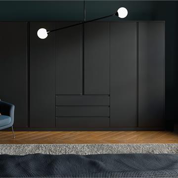 Bella Matt Black Knebworth Bedroom