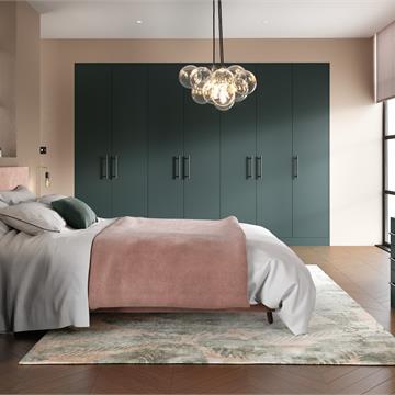 Zurfiz Serica Matt Kombu Green Bedroom