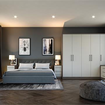 Zurfiz Serica Matt Taupe Zurfiz Serica Matt Pebble Bedroom