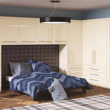 Bella High Gloss Cream Venice Bedroom