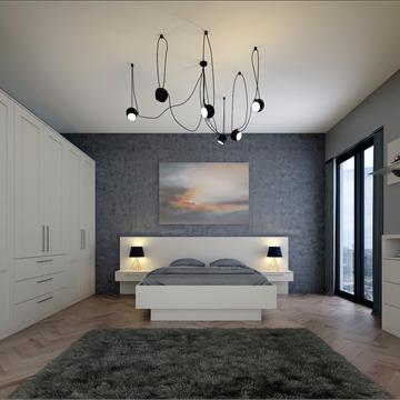 Bella Matt Dove Grey Shaker Bedroom