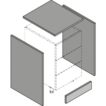 3 drawer chest clad on pack 400