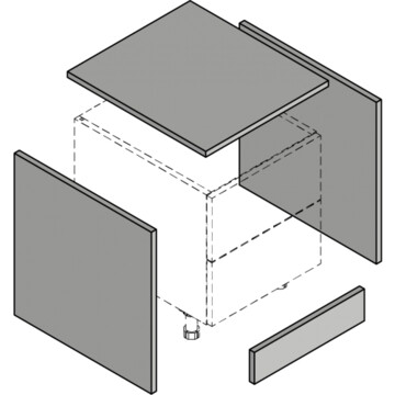 2 drawer bedside clad on pack 400