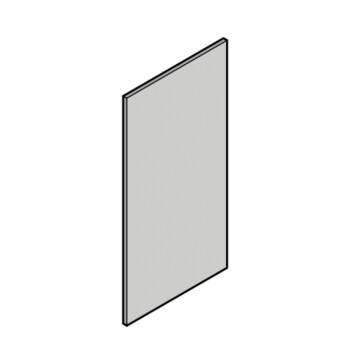 5 drawer tallboy end panel single