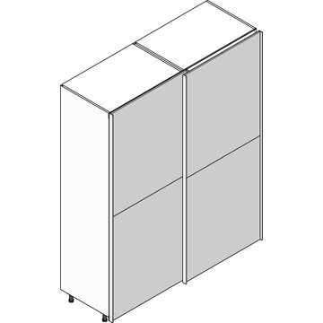 sliding 2 door wardrobe